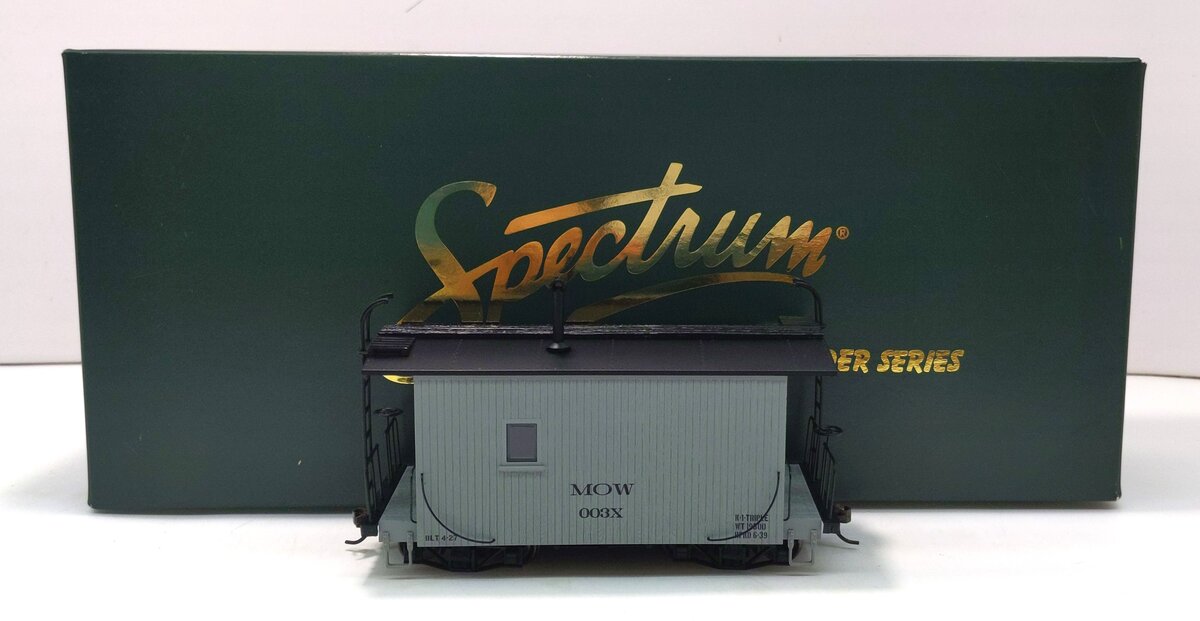 Bachmann 26561 On30 MOW Data Only Gray 18' Logging Caboose