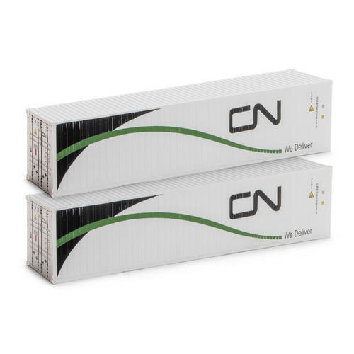 Menards 279-4660 O Gauge Canadian National 40' Containers (2-Pack) MT/Box