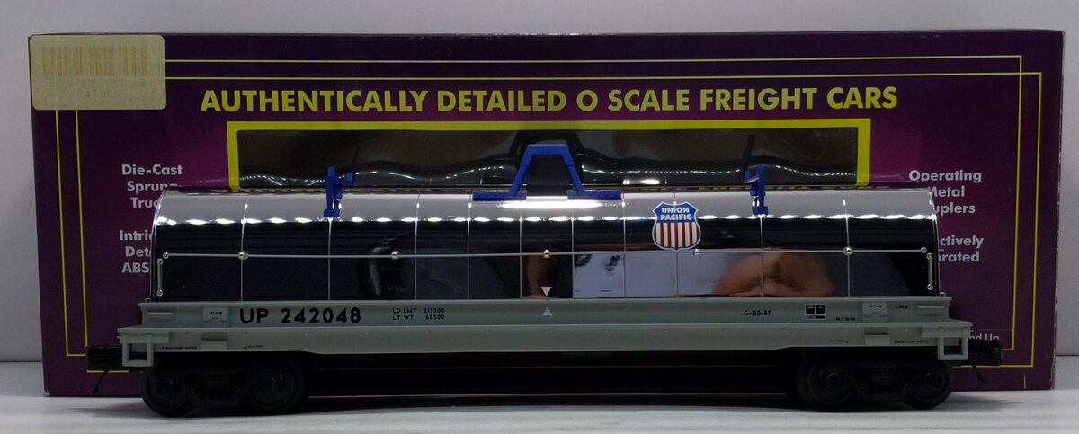 MTH 20-98647 O Gauge Union Pacific Coil Car #242201