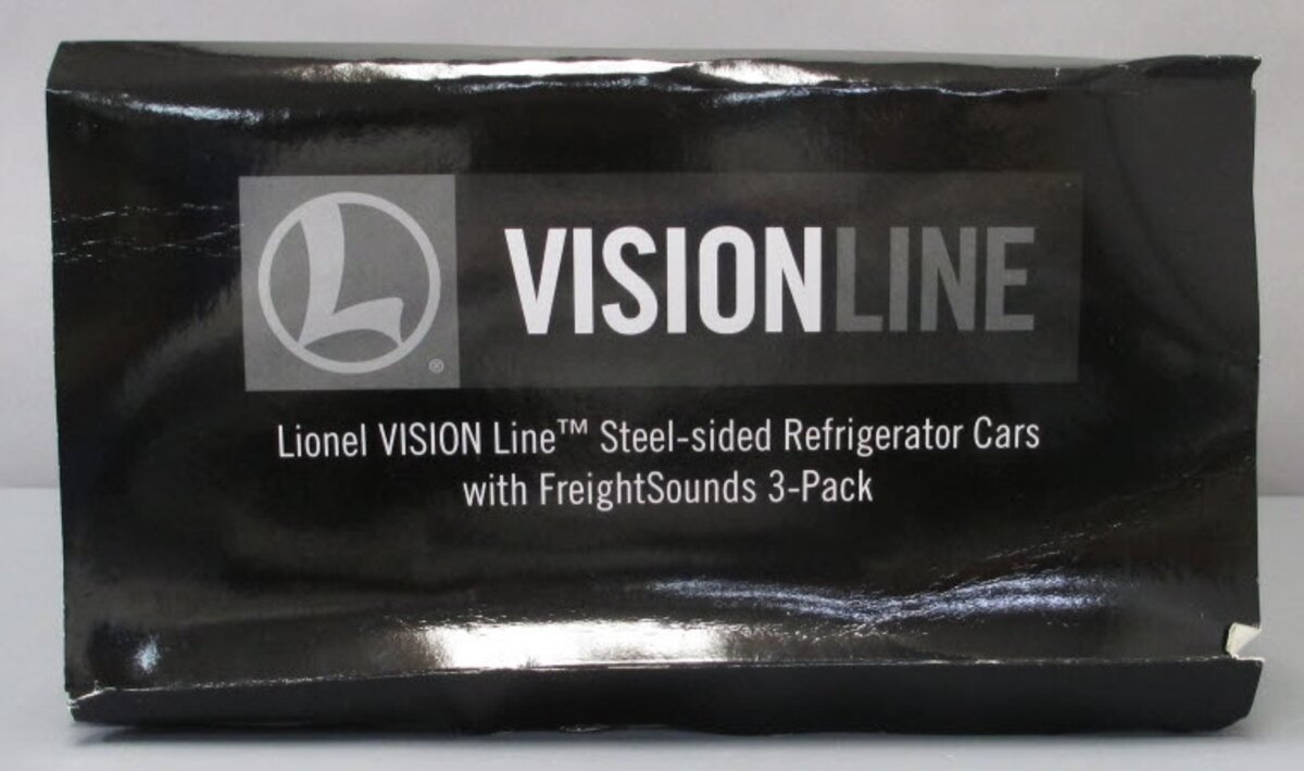 Lionel 2026970 O VISIONLINE Pacific Fruit Express Reefer Cars (Pack of 3) LN/Box