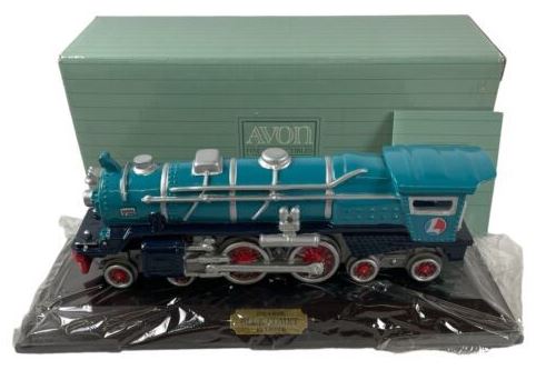 Avon 400EW The Lionel Classic Train Collection: Blue Comet w/ Wood Display Base