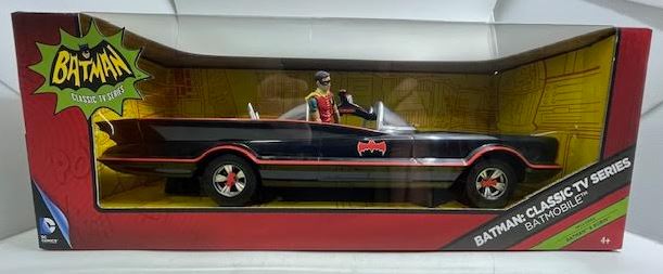 Mattel CKK31 DC Comics Multiverse Batman Classic TV Series Batmobile w Figures MT/Box