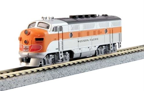 Kato 176-1202 N Scale Western Pacific EMD F3A Diesel Locomotive #802A