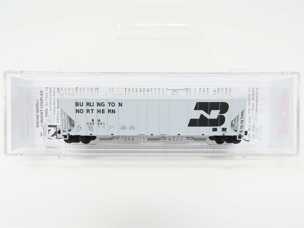 Micro-Trains 09900311 N Burlington Northern 3-Bay Covered Hopper #459051 LN/Box
