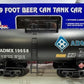 USA Trains R15208 G Gauge ADM Beer Can Tank Car #19658 (Metal Wheels)
