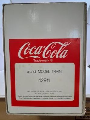 LGB 42911 G Gauge Coca-Cola "Always the Real Thing" Boxcar (Metal Wheels) EX/Box