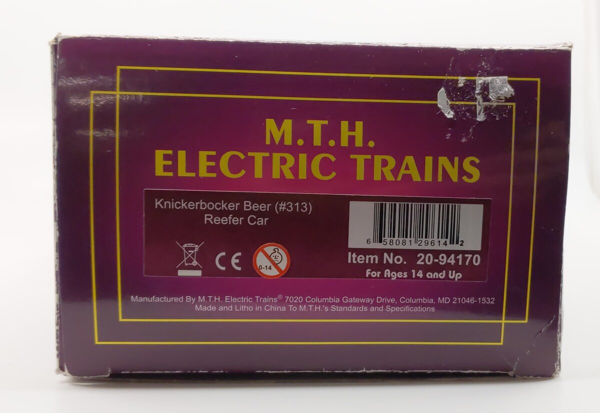 MTH 20-94170 O Knickerbocker Beer Reefer Car