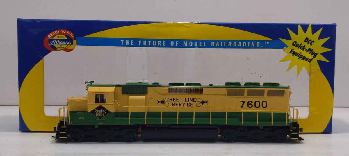 Athearn 95432 HO Reading/Bee Line SD45 Diesel Locomotive #7600