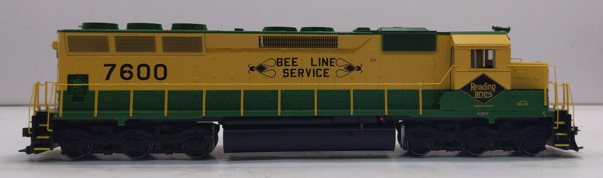 Athearn 95432 HO Reading/Bee Line SD45 Diesel Locomotive #7600
