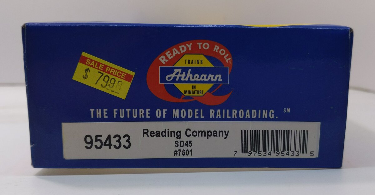 Athearn 95433 HO Reading/Bee Line SD45 Diesel Locomotive #7601