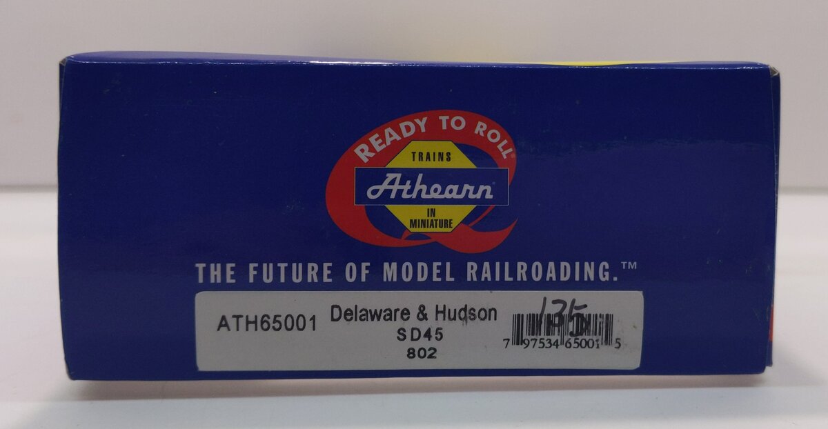 Athearn 65001 HO Delaware & Hudson SD45 Ready to Run #802