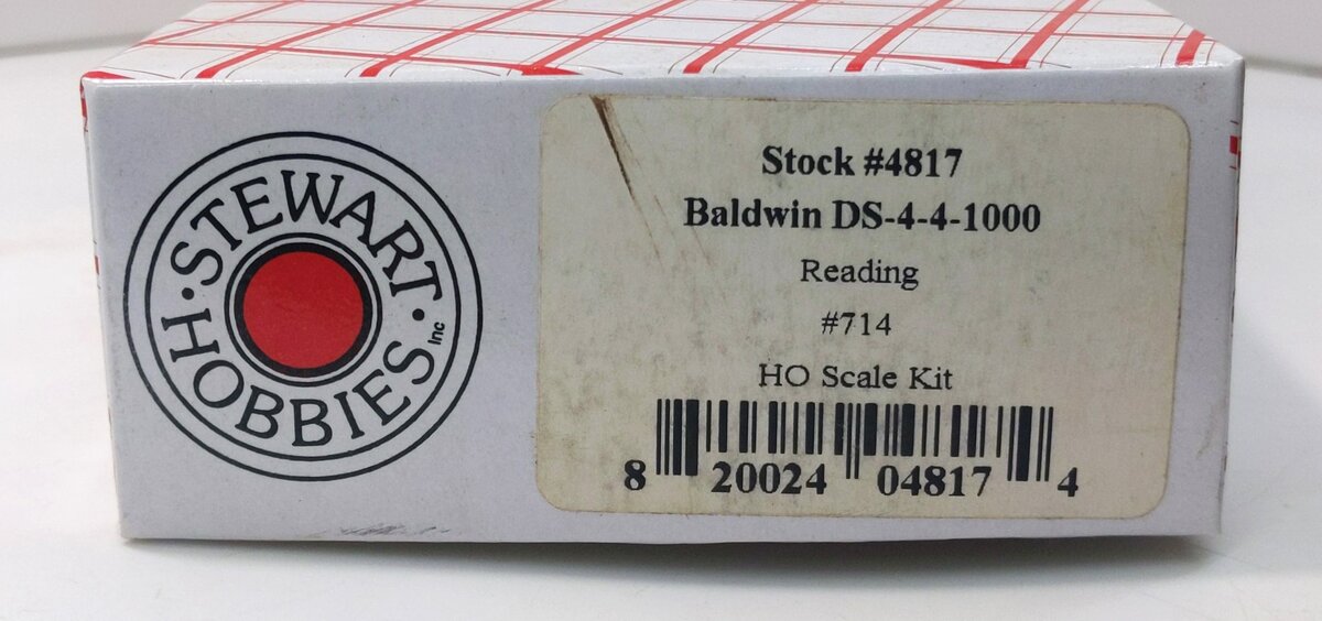 Stewart 4817 HO Reading Baldwin DS-4-4-1000 Diesel Locomotive #714