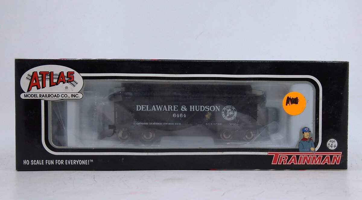 Atlas 20000983 HO Delaware & Hudson Trainman 2-Bay Offset Hopper #6464
