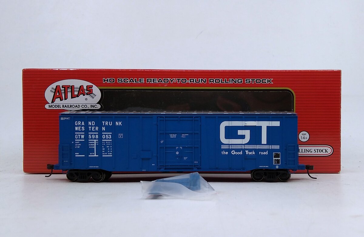Atlas 20002904 HO Grand Trunk Western NSC 5182 50' Plug Door Box Car #598053
