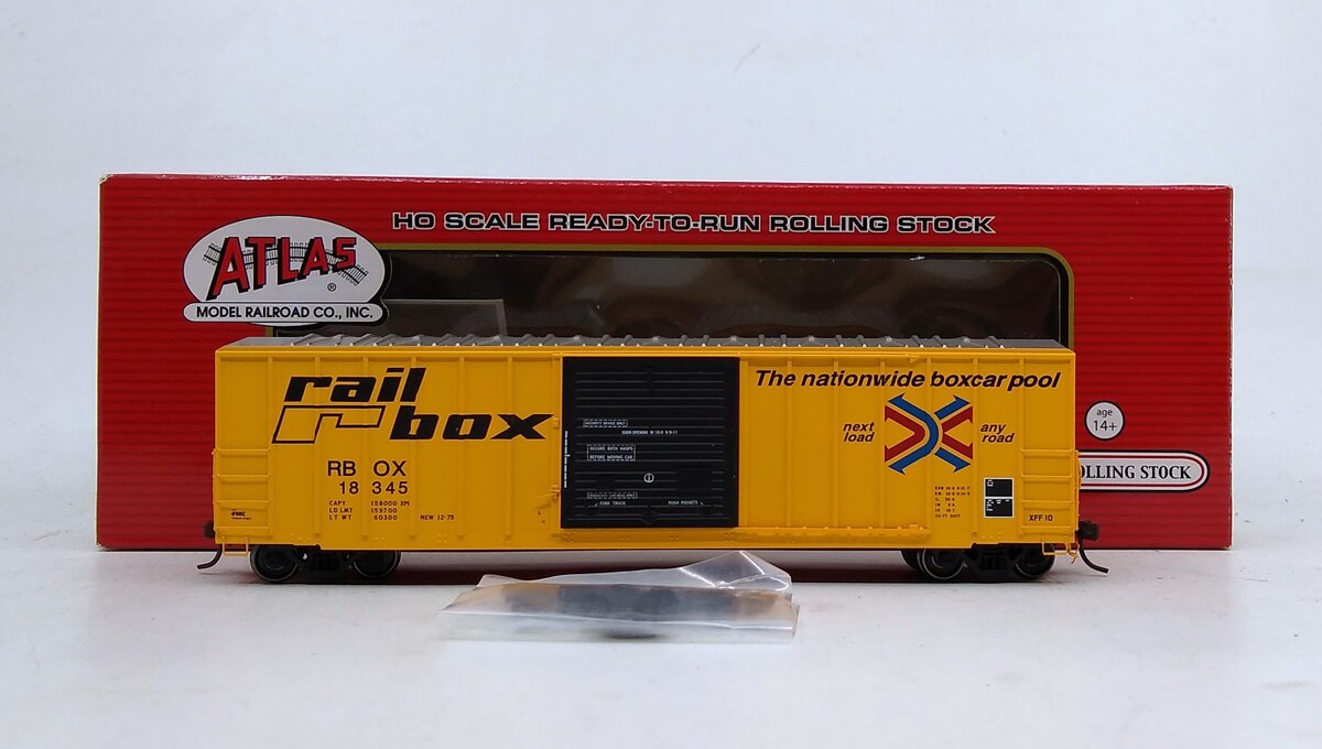 Atlas 20002632 HO Railbox FMC 5077 Boxcar #18345