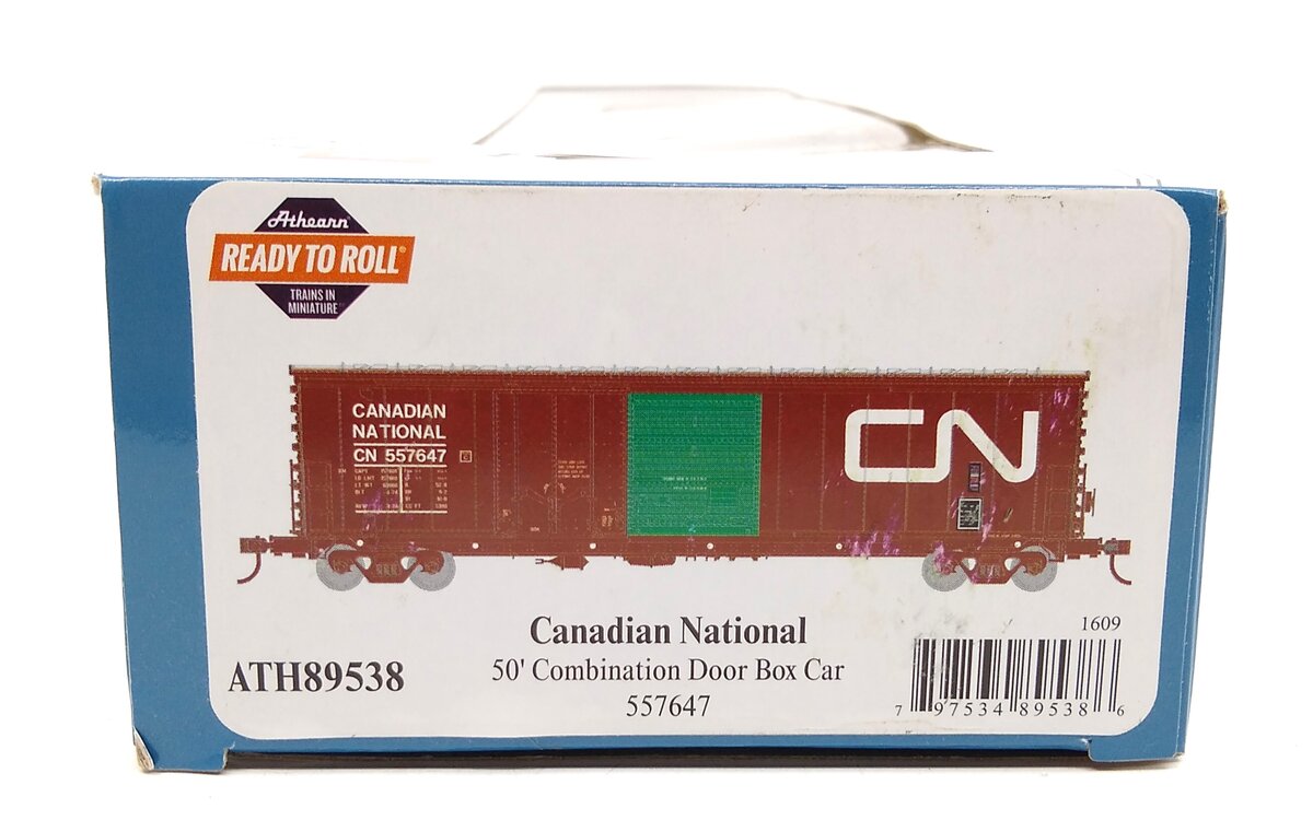 Athearn 89538 HO Canadian National RTR 50' Combo Door Box #557647