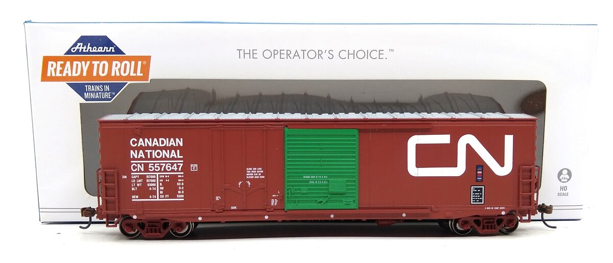 Athearn 89538 HO Canadian National RTR 50' Combo Door Box #557647