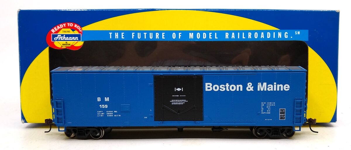 Athearn 74802 HO Scale B&M 50' Youngstown PD Box Car #159