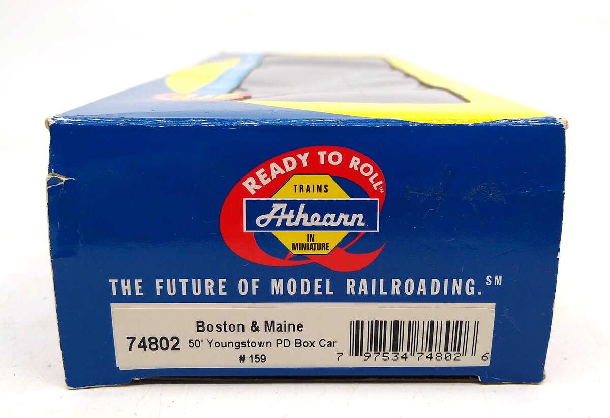 Athearn 74802 HO Scale B&M 50' Youngstown PD Box Car #159