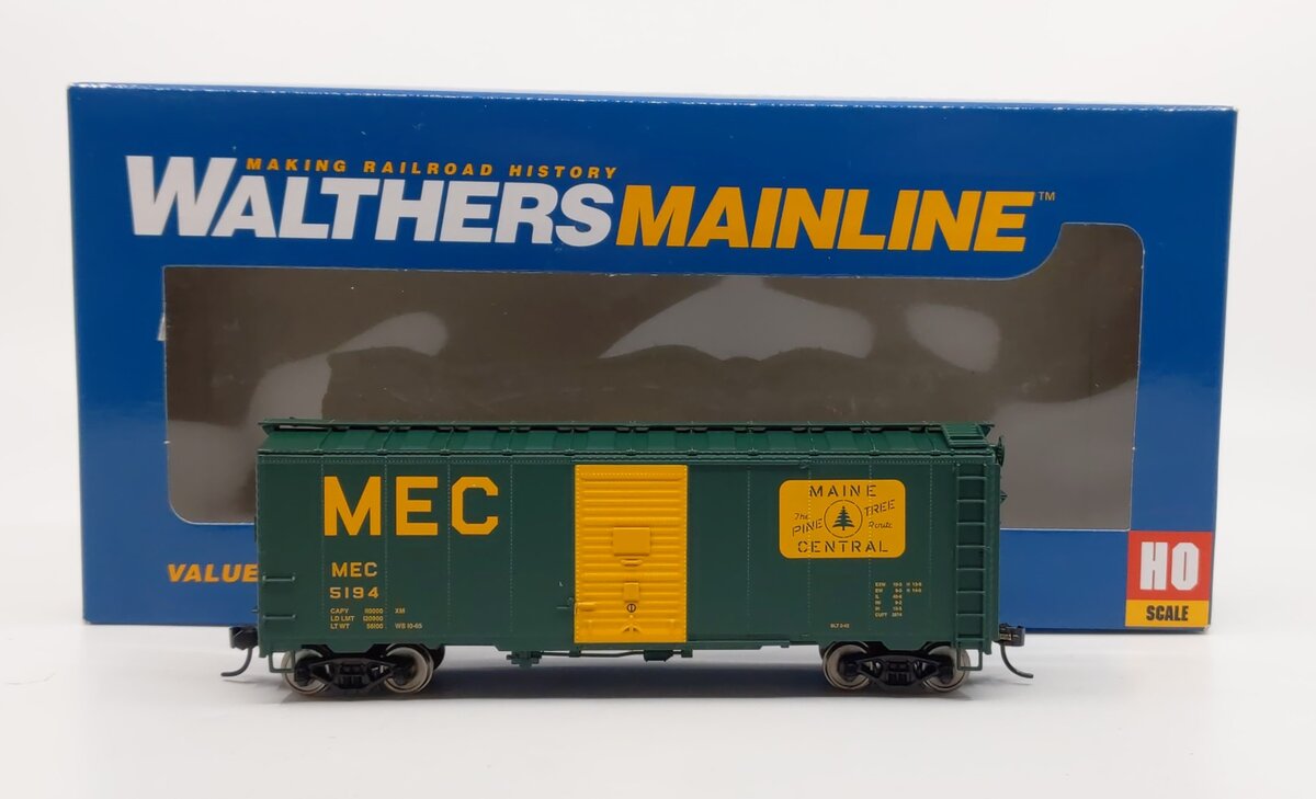 Walthers 910-2720 HO Maine Central 40' AAR Modified 1937 Boxcar #5194