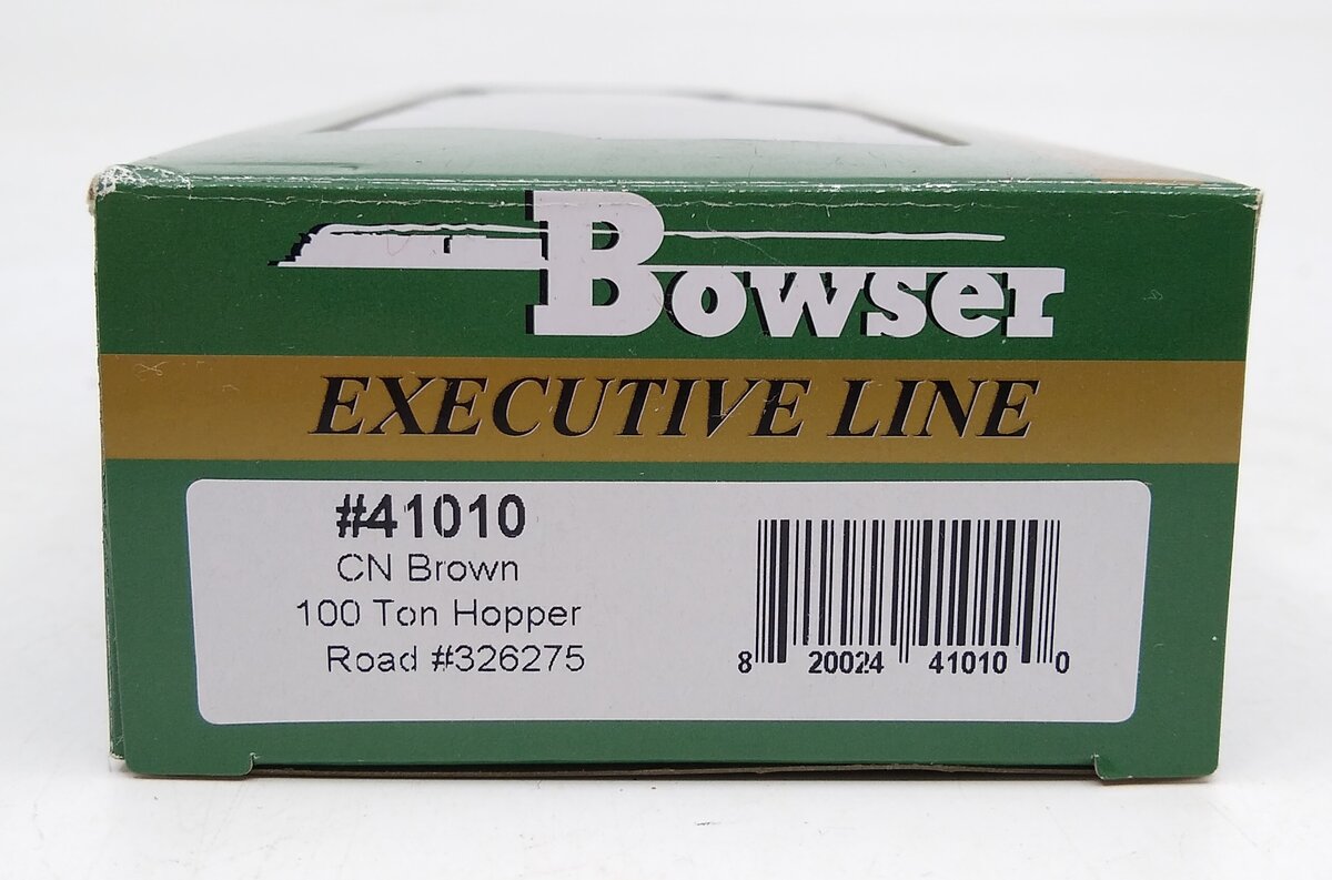 Bowser 41010 HO Canadian National 100-Ton 3-Bay Hopper Executive Line #326275