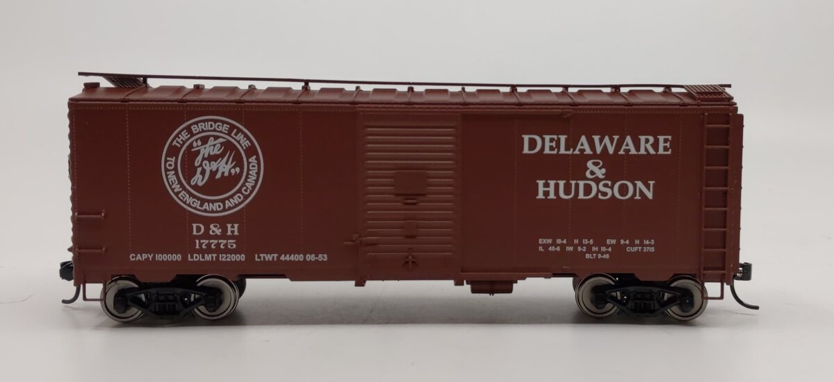 Walthers 910-1667 HO Delaware & Hudson 40' AAR 1944 Boxcar #17775