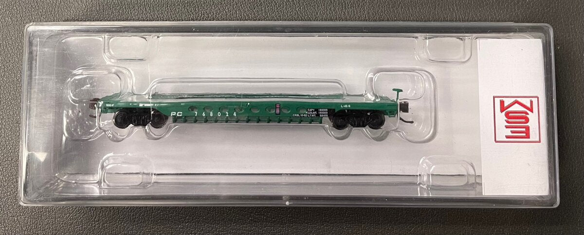 Eastern Seaboard Models 210402 N Scale Penn Central 60ton Well Car #768024