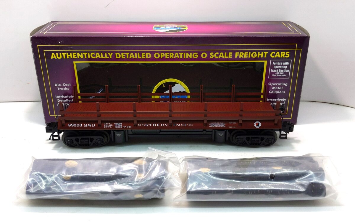MTH 20-98719 Northern Pacific Operating Log Car