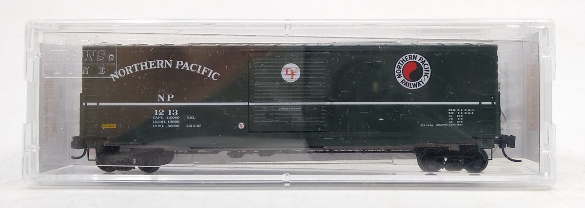 Micro-Trains 18000180 N Northern Pacific 50' Standard DODX Boxcar #1213