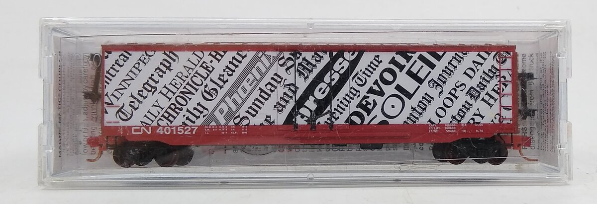 Micro-Trains 03800460 N Canadian National 50' Steel Standard Boxcar #401527
