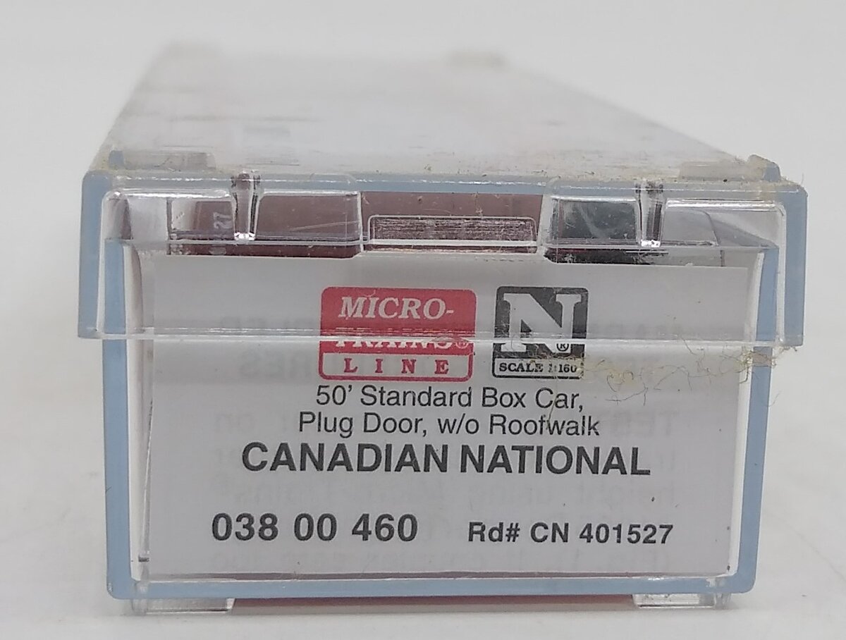 Micro-Trains 03800460 N Canadian National 50' Steel Standard Boxcar #401527
