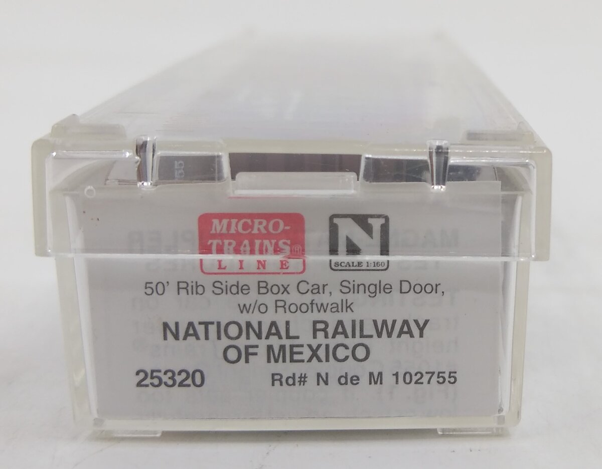 Micro-Trains 02500320 N NDeM 50' Rib Side Single Door Boxcar #102755 LN/Box