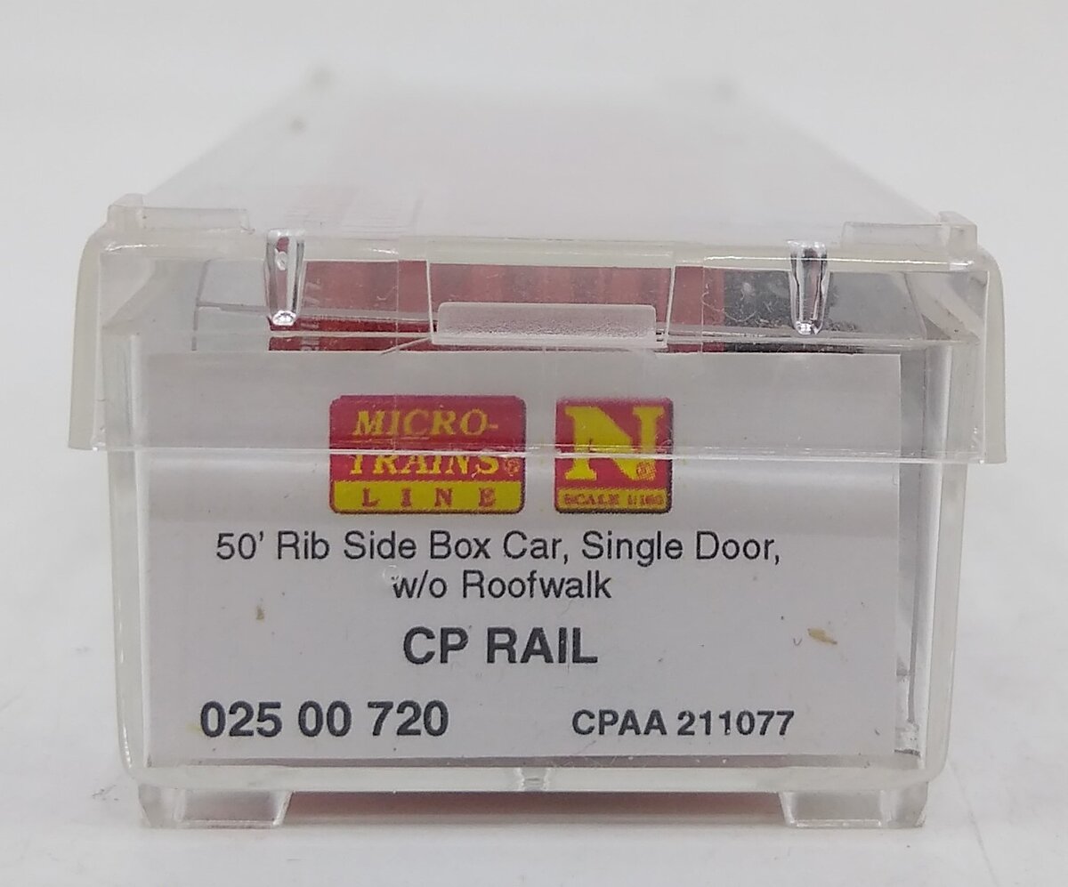 Micro-Trains 02500720 N CP Rail 50' Single Door Rib Side Boxcar #21077