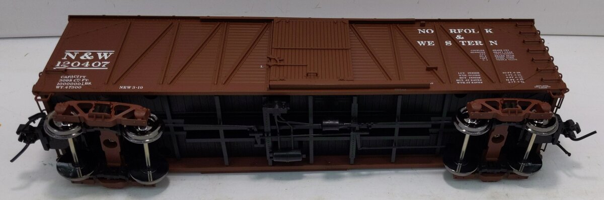 Atlas 9689-2 O Scale 2-Rail N&W USRA Single Sheathed Box Car #120407 LN/Box