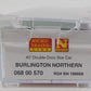 Micro-Trains 06800570 N Burlington Northern 40' Double Door Boxcar #198669