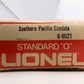 Lionel 6-9821 O Gauge Southern Pacific Gondola w/ Load LN/Box
