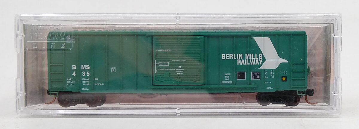 Micro-Trains 02500930 N Berlin Mills 50' Single Door Rib Side Boxcar #435
