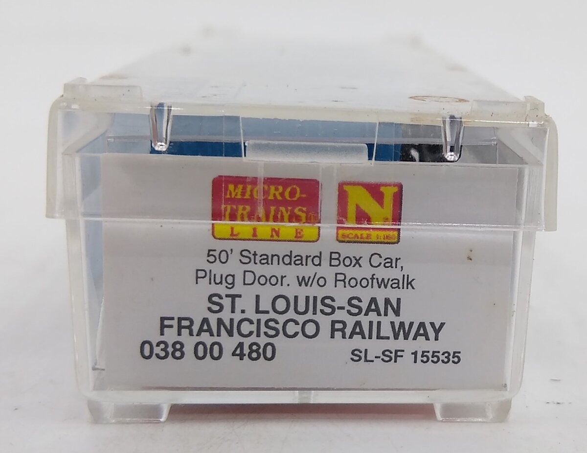 Micro-Trains 03800480 N Frisco 50' Steel Plug Door Boxcar #15535