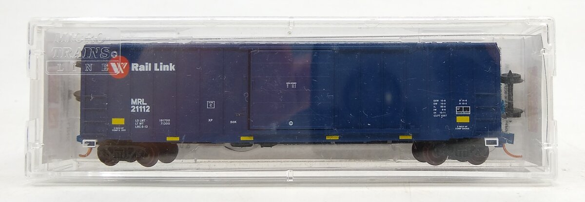 Micro-Trains 02500790 N Montana Rail Link 50' Single Door Rib Side Boxcar #21112