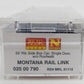 Micro-Trains 02500790 N Montana Rail Link 50' Single Door Rib Side Boxcar #21112