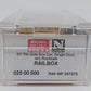 Micro-Trains 02500500 N MP Railbox 50' Rib Side Boxcar w/o Roofwalk #357372 LN/Box