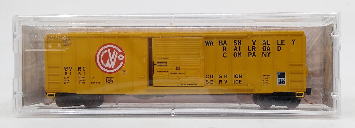 Micro-Trains 02500910 N Wabash Valley 50' Single Door Rib Side Boxcar #8161 LN/Box