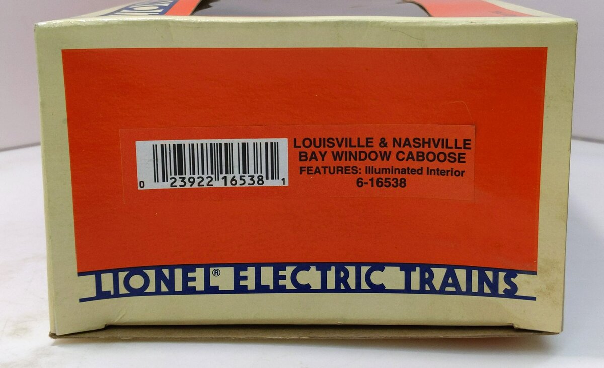 Lionel 6-16538 O Gauge Louisville & Nashville Bay-Window Caboose #1041 EX/Box
