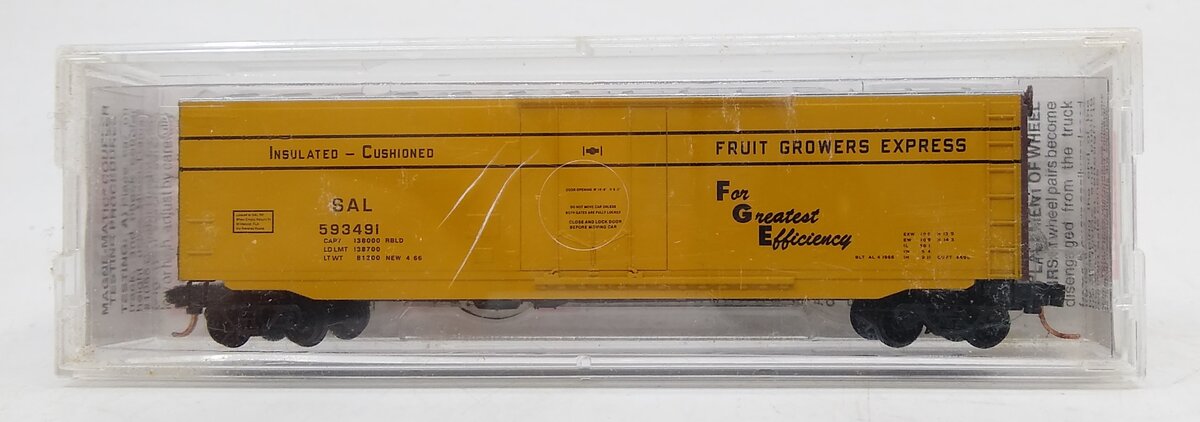 Micro-Trains 03800380 N Seaboard Air Line 50' Steel Plug Door Boxcar #593491