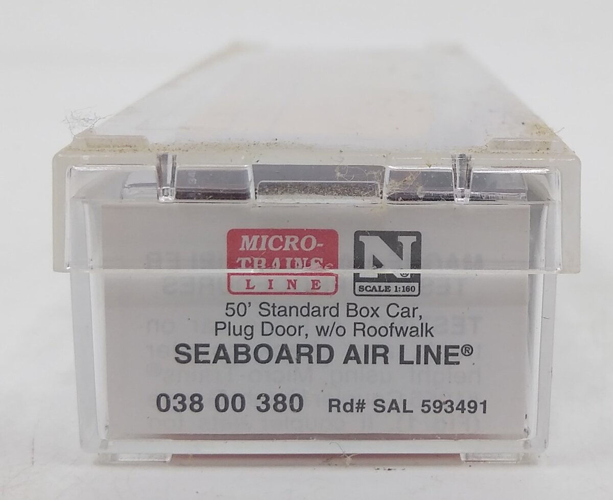 Micro-Trains 03800380 N Seaboard Air Line 50' Steel Plug Door Boxcar #593491