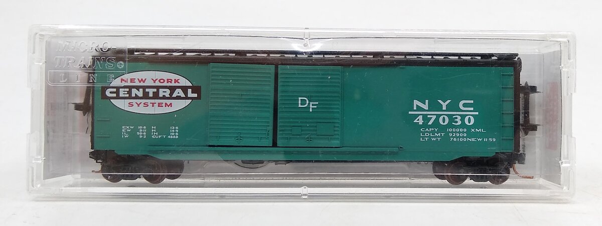 Micro-Trains 03400200 N Scale NYC 50' Standard Double Door Boxcar #47030