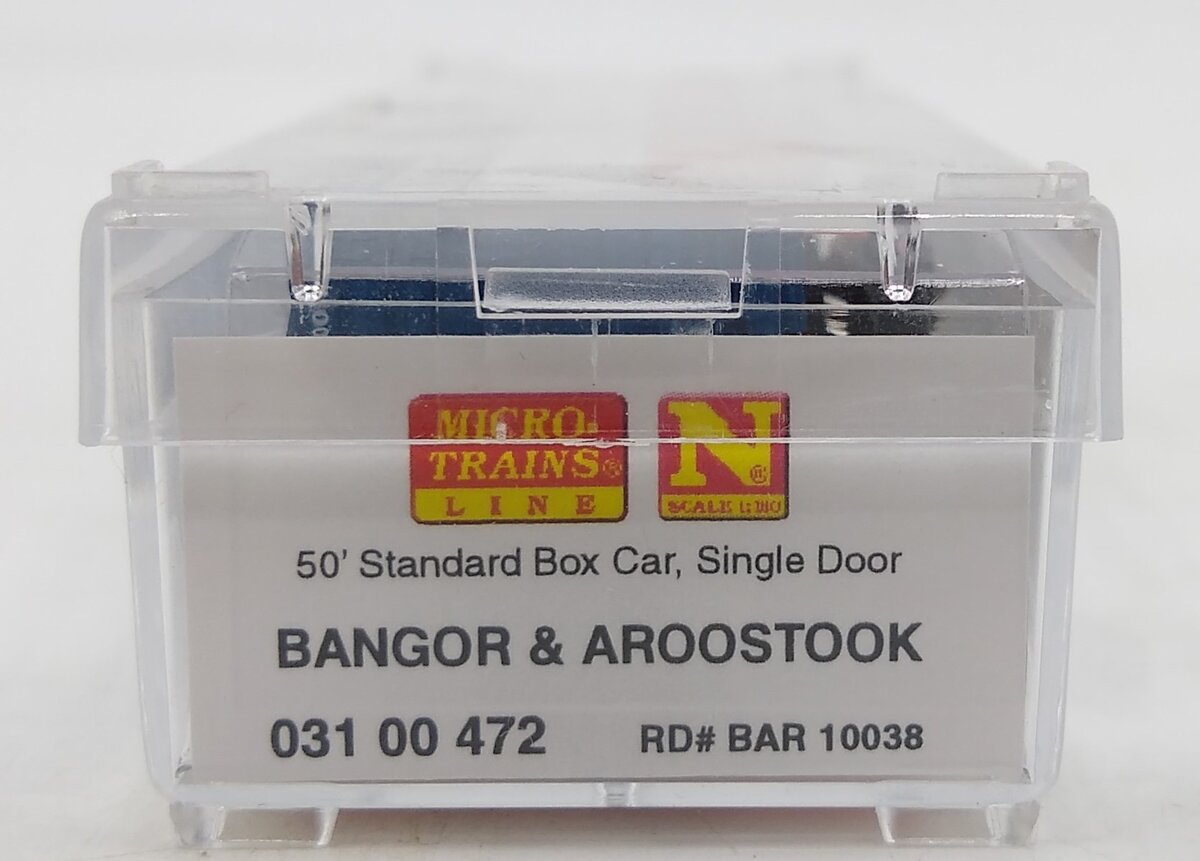 Micro-Trains 03100472 N Bangor & Aroostook 50' Single Door Boxcar #10038