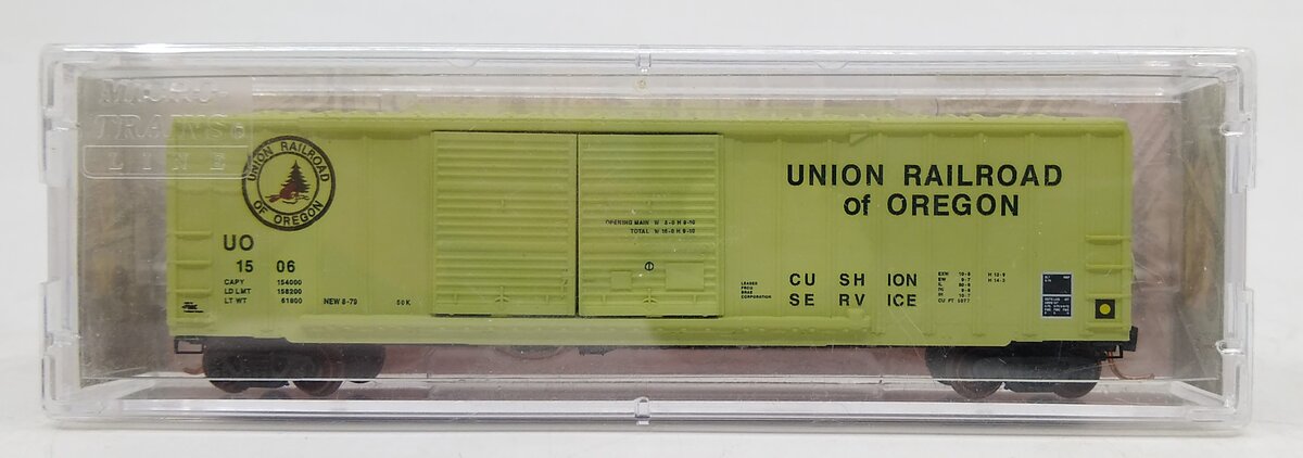 Micro-Trains 03000270 N Union Railroad of Oregon 50' Rib Side Boxcar #1506