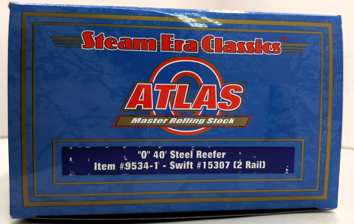 Atlas 9534-1 O Scale Swift 40' Steel Reefer #15307 (2-Rail) LN/Box