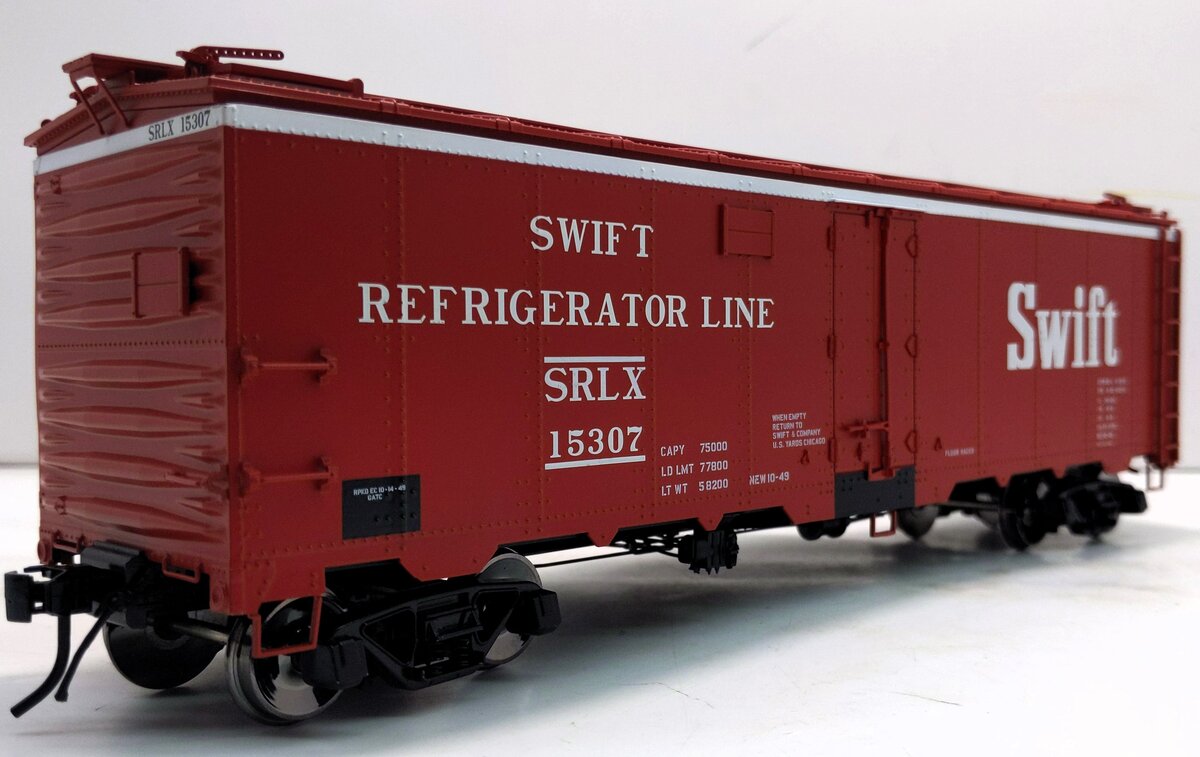 Atlas 9534-1 O Scale Swift 40' Steel Reefer #15307 (2-Rail) LN/Box